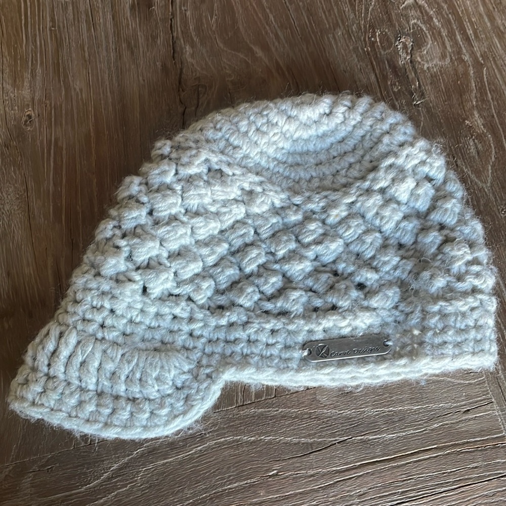 Carve Designs Cable Knit Beanie Hat with Brim